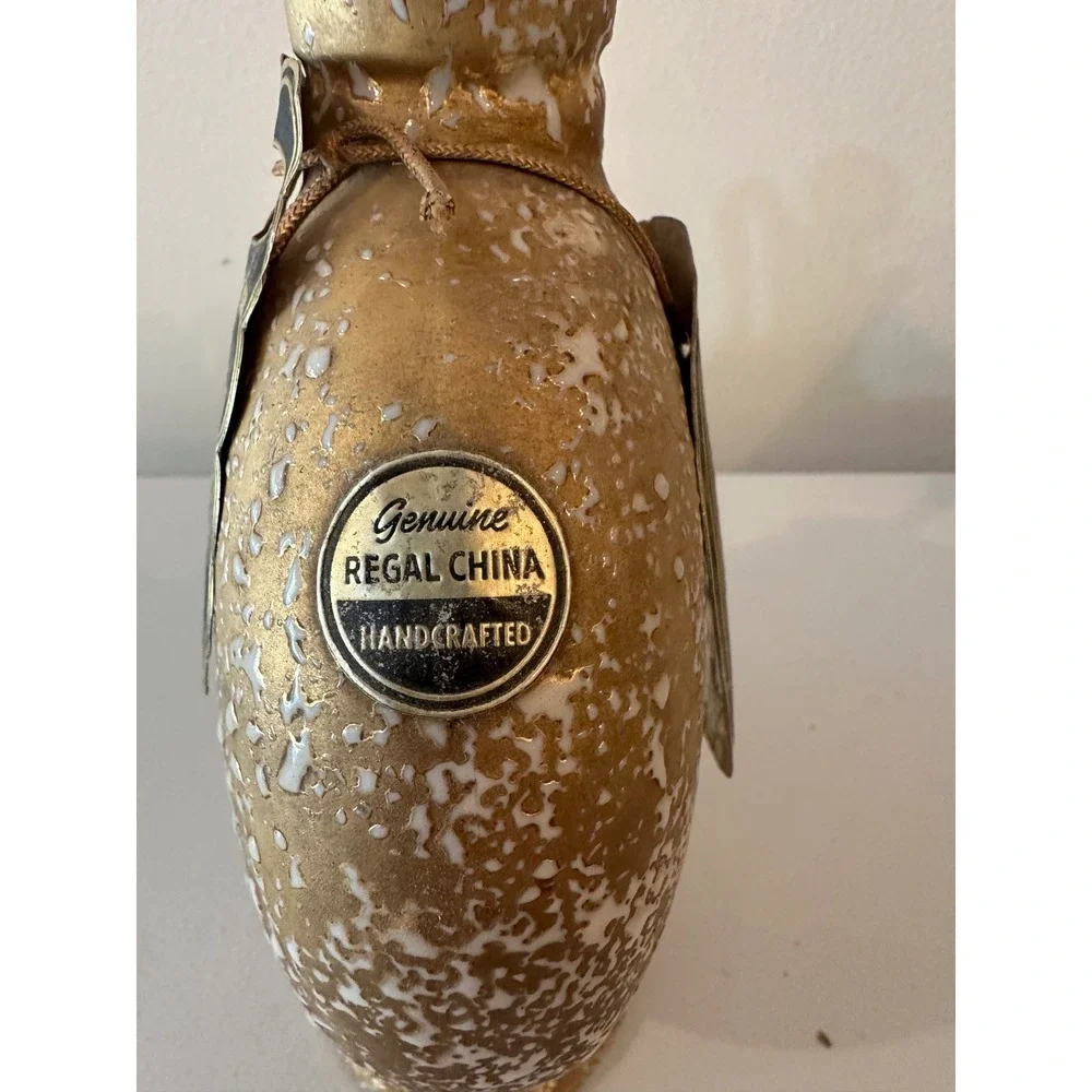 Vintage Jim Beam Regal Gold Decanter 103 Months Old Bourbon Whiskey Bottle 1956